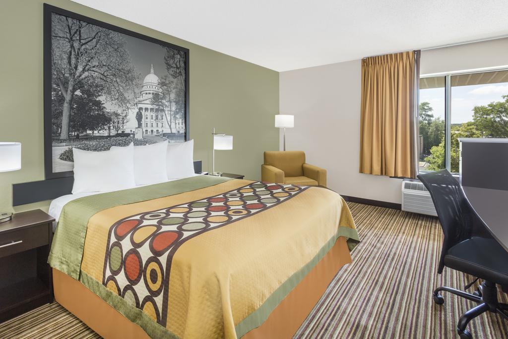 Motel Super 8 By Wyndham Madison South Pokoj fotografie