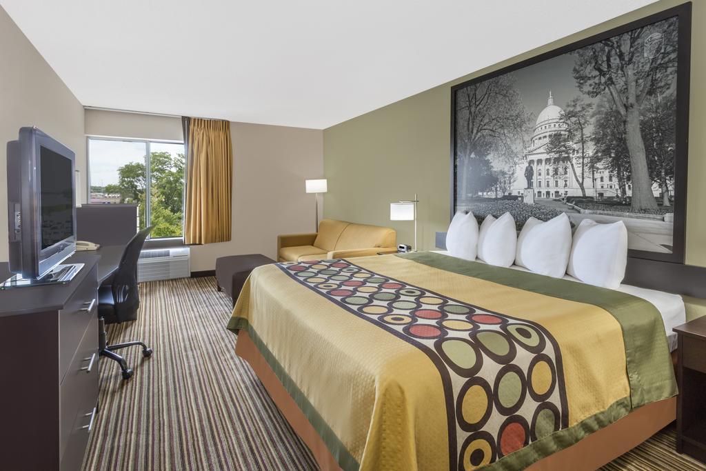 Motel Super 8 By Wyndham Madison South Pokoj fotografie