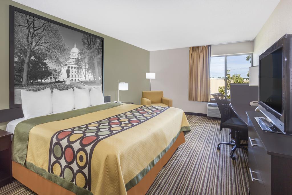 Motel Super 8 By Wyndham Madison South Pokoj fotografie